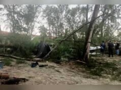 Warga emas maut dihempap pokok di tapak perkhemahan