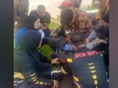 Lemas di sungai dihanyut arus deras!