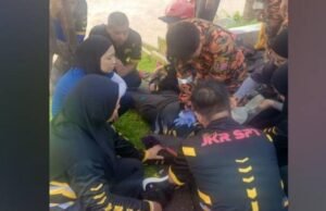 Lemas di sungai dihanyut arus deras!