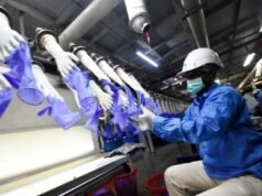 Sarung tangan buatan Malaysia masih OK!