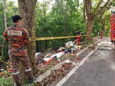 Bomba padamkan kebakaran terbuka berhampiran saluran gas