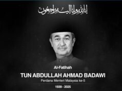PM ucap takziah pemergian Tun Abdullah Badawi