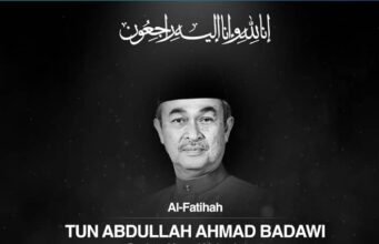 PM ucap takziah pemergian Tun Abdullah Badawi