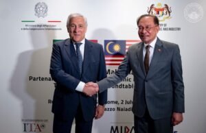 PM bincang perluas kerjasama startegik dengan Tajani di Rom